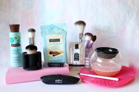 beauty c cleaning makeup brushes