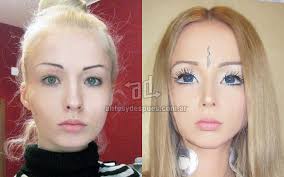 the real face of human barbie dolls