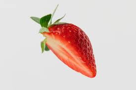photo minimal view of strawberry fruit