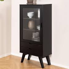 Alisto Wooden Display Cabinet Small In