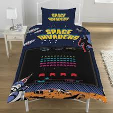 Space Invaders Single Duvet Cover And