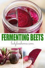 fermenting beets step by step lady