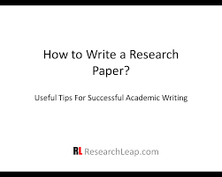   Steps in writing Research paper   School  College and Academic    