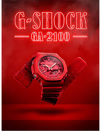 The bezel is secured by four screws for a tough and rugged. Ga 2100 4aer Herrenuhr Ga 2100 4aer Casio G Shock G Carbon