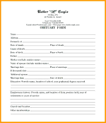 Free Obituary Template Funeral Download Word For Father Obit