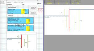 Solr Pile Wall Design Spreadsheet