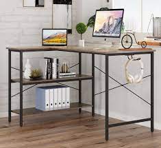 Check spelling or type a new query. 17 Stories Small L Shaped Computer Desk 47 Inch L Shaped Corner Desk With Reversible Storage Shelves For Small Space Home Office Modern Simple Style Writing Desk Table Rustic Brown Reviews Wayfair