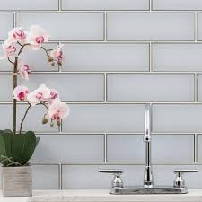 Glossy Glass Subway Wall Tile