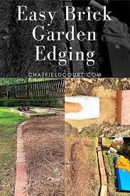 How To Lay Brick Garden Edging