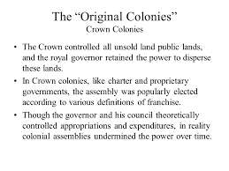 the first american colonies charter