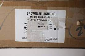 brownlee lighting 2061 wh fl1 spin 14