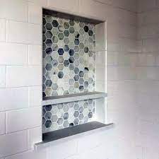 tile shower niche tile shower shelf