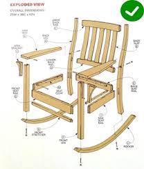Rocking Chairs Plans Easy Wooden Chair
