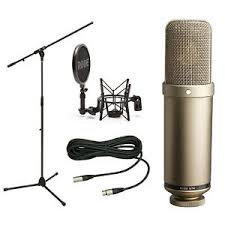 Details About Rode Ntk Large Diaphragm Condenser Studio Mic Kit W Mic Stand Sm6 And 10 Xlr