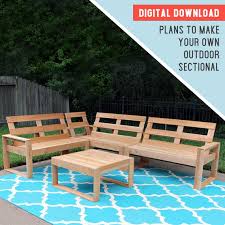 Outdoor Sectional Woodworking Plans
