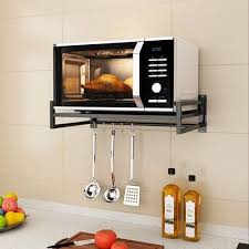 Microwave Oven Rack Wall Mounted Stand