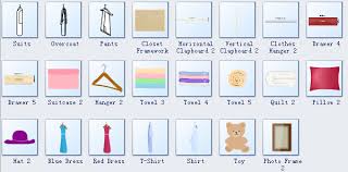 Wardrobe Plan Symbols