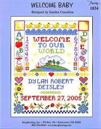Welcome Baby Cross Stitch Chart