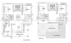 double floor contemporary home kerala