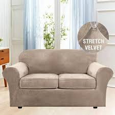 Sofa Covers Stretch Velvet Couch Covers