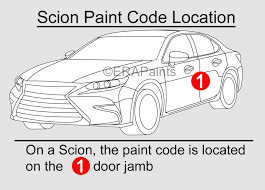 Paint Code For Your Scion Era Paints