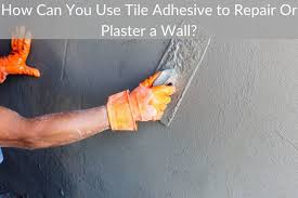 Tile Adhesive To Repair Or Plaster