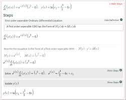 Ordinary Diffeial Equations Calculator