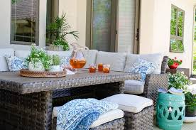 Patio Outdoor Dining Sectional Sofa
