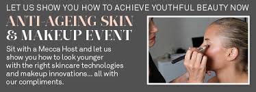 anti ageing skincare and makeup event