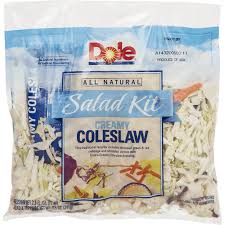 dole clic kit creamy coleslaw 11 4