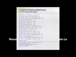 Chords For Recuerdos De La Alhambra Christopher Parkening