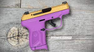 ruger lcp max purple haze pistol gold