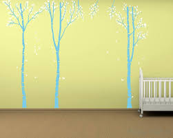 Set Of 3 Wall Decal Tree Art Stickers