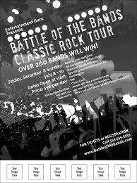 Rock Concert Bw Flyer