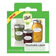 Jarden Home Brands 1440010734 60pack Dissolvable Jar Label