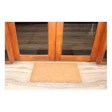 coir and vinyl door mat