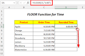 how to use floor function in excel 11