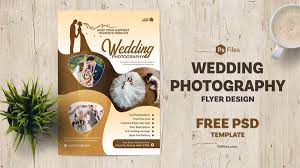 free wedding photography creative flyer