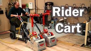 gym floor sander riding cart city