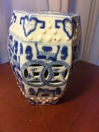 vintage chinese canton blue white