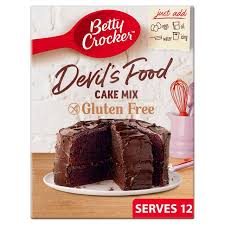 Try betty crocker™'s range of delicious cake mixes which make it quick and easy to bake marvellous cakes for friends and family. Betty Crocker Gluten Free Devil S Food Chocolate Cake Mix 425g Sainsbury S