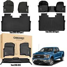 oedro car floor liners mats set for