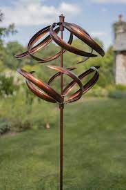Copper Sphere Kinetic Wind Spinner