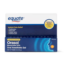 Equate Orasol Oral Anesthetic Gel 0 33 Oz Walmart Com