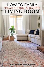 transform a dated living room