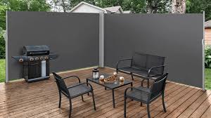 Retractable Fence For Side Awning