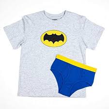 Underoos Boys Batman Superhero Underwear Shirt Set