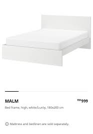 king size ikea bed frame white home