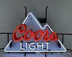 2020 Fashion New Coors Light Acrylic Real Glass Beer Bar Pub Store Party Home Display Neon Light Sign 17x14 From Zenghuanlong 115 58 Dhgate Com
