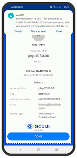 pay sss contributions thru gcash mobile